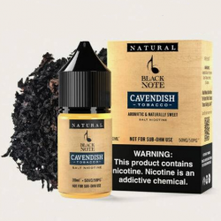 Black Note Cavendish Tobacco Salt Likit 30 Ml