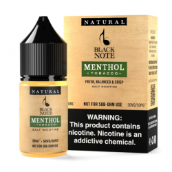 Black Note Menthol Tobacco 30ml Salt likit