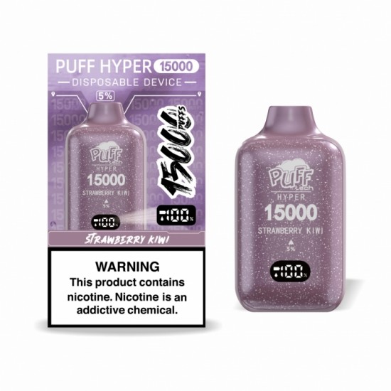 Strawberry Kiwi - Puff Tech Hyper 15000 Puff